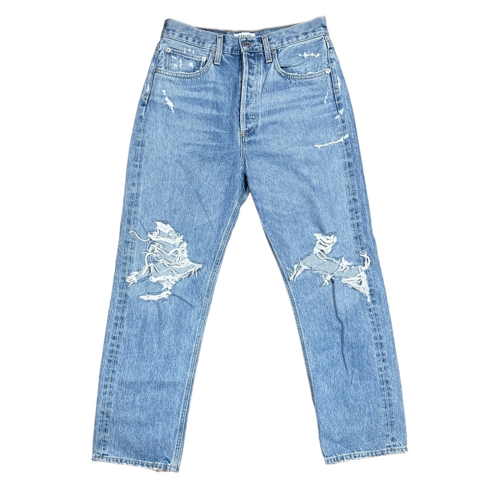 Agolde Women's Straight Leg Jeans - Light Blue